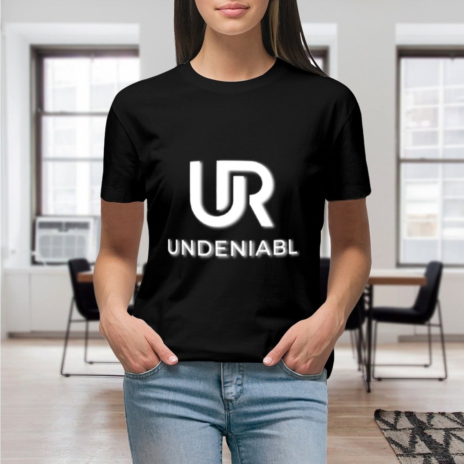 UR UNDENIABL Women Custom Tee (High Definition & Dual-sided Printing)