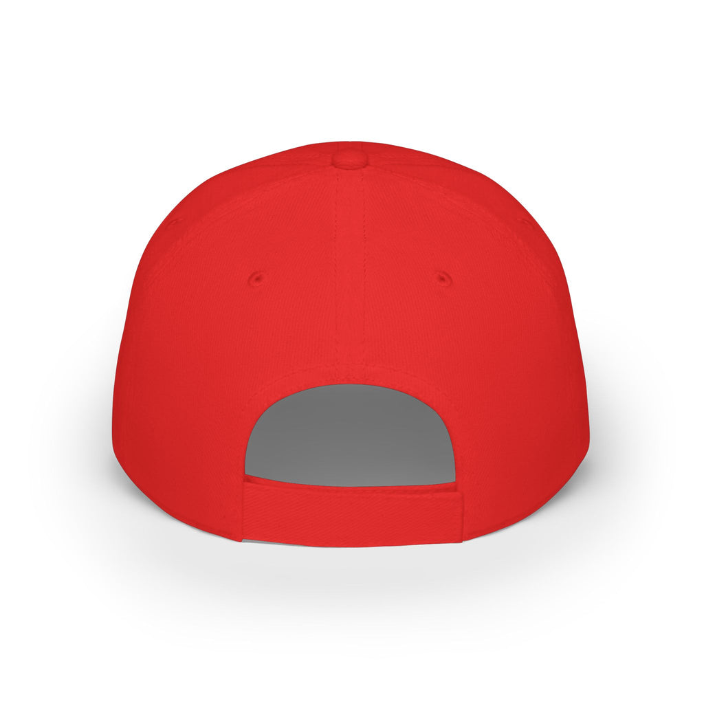 Undeniabl UR Logo Baseball Cap — Low Profile Red Embroidered Hat