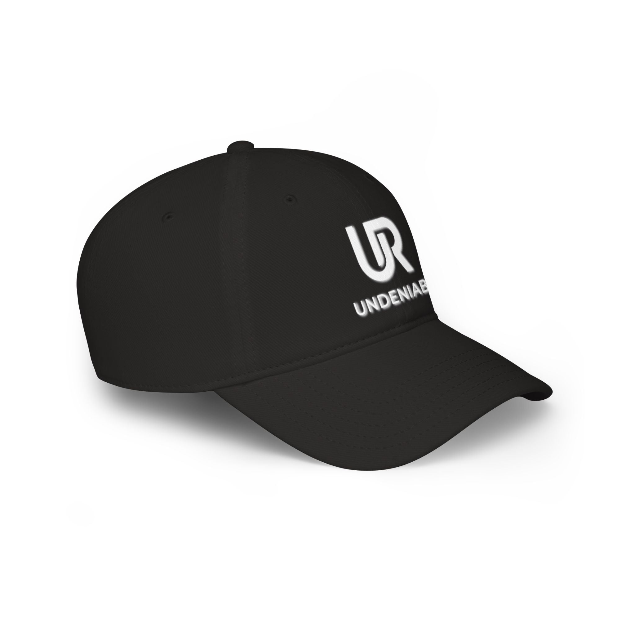 Undeniabl UR Logo Baseball Cap — Low Profile Red Embroidered Hat