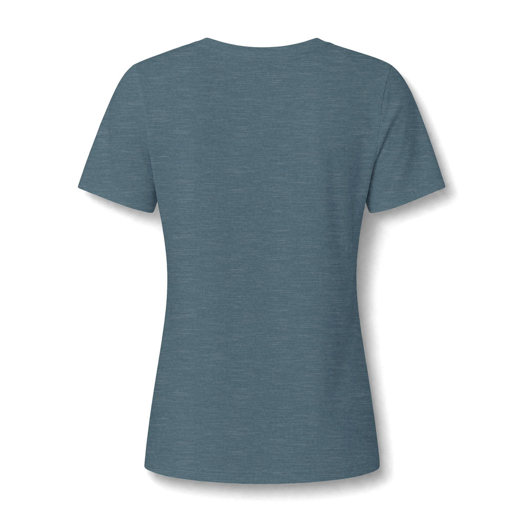 Undeniabl Logo Women's V‑Neck Tee — Minimalist Motivational Graphic Shirt