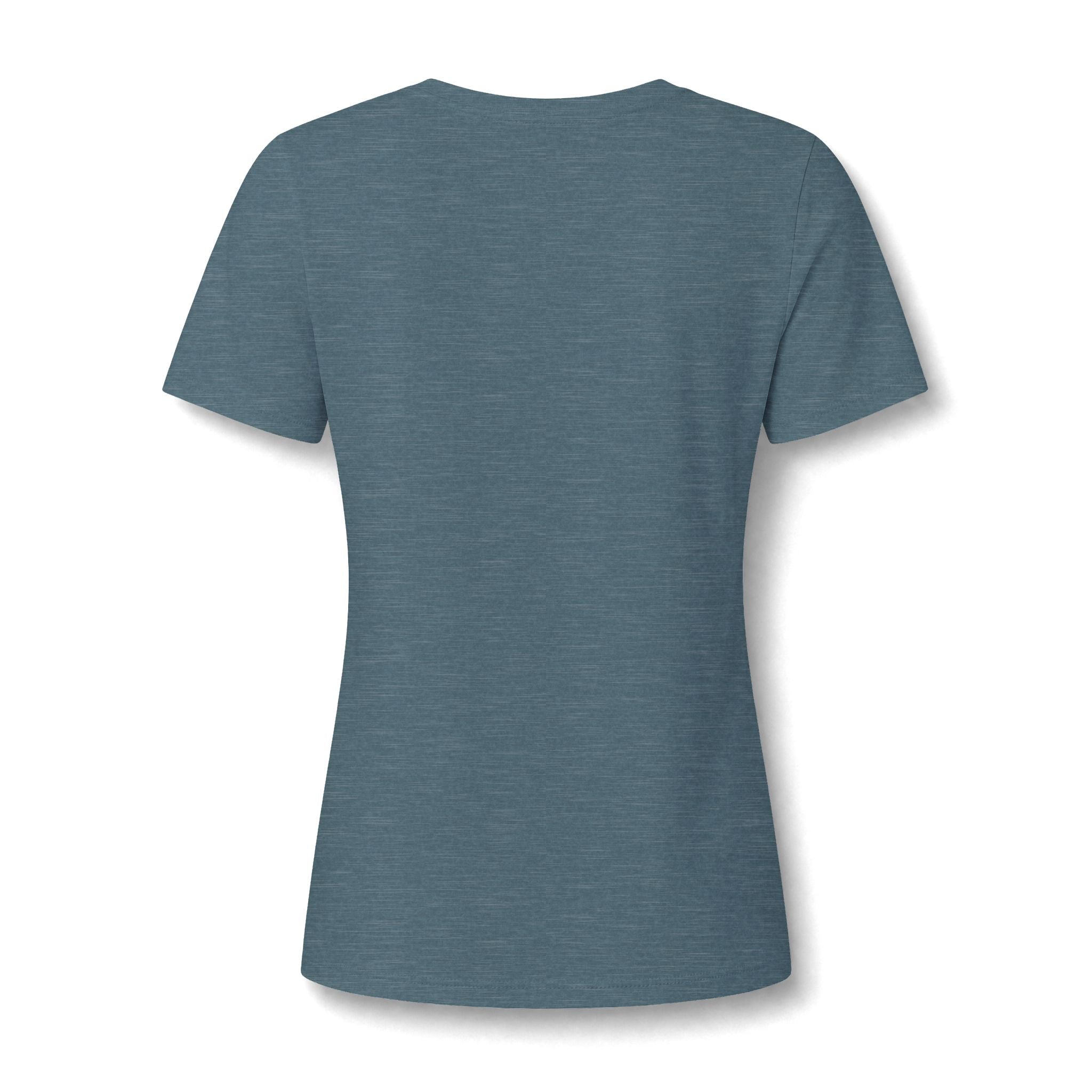 Undeniabl Logo Women's V‑Neck Tee — Minimalist Motivational Graphic Shirt