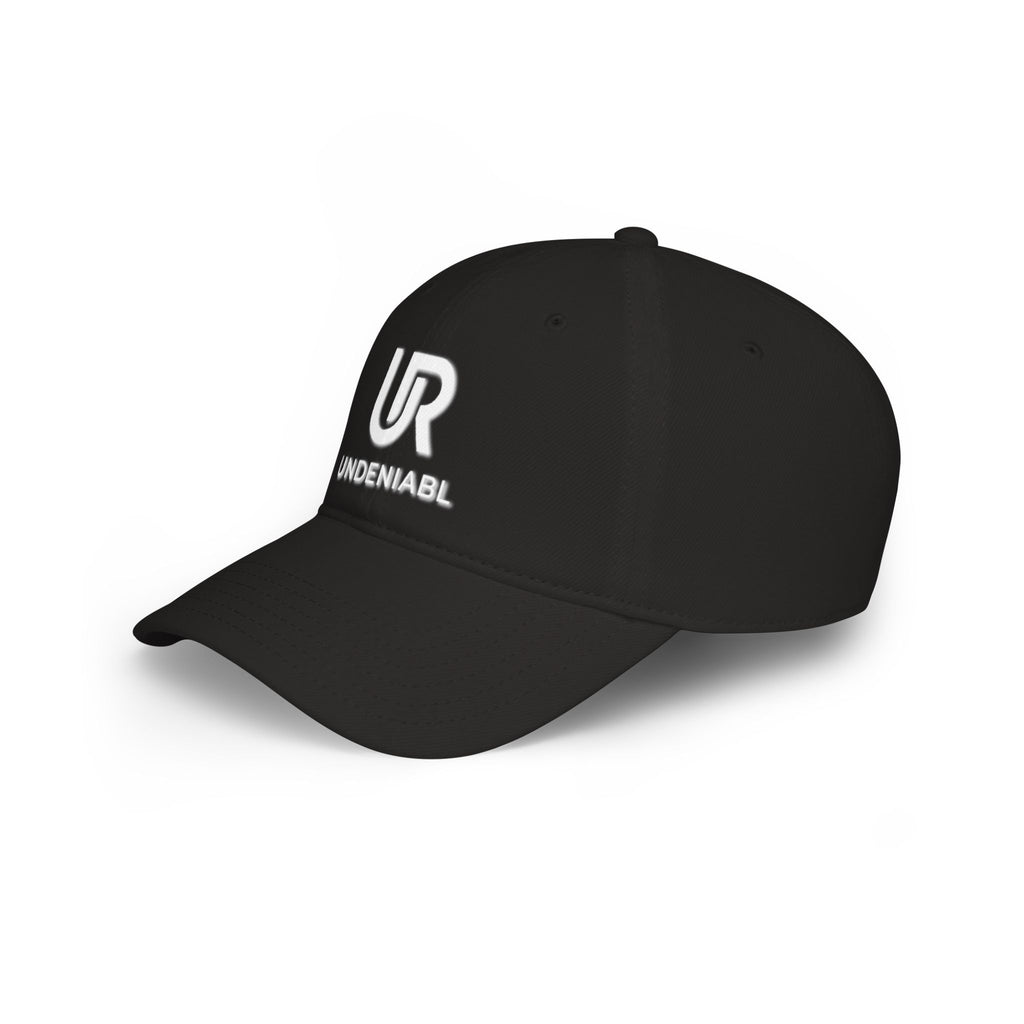 Undeniabl UR Logo Baseball Cap — Low Profile Red Embroidered Hat