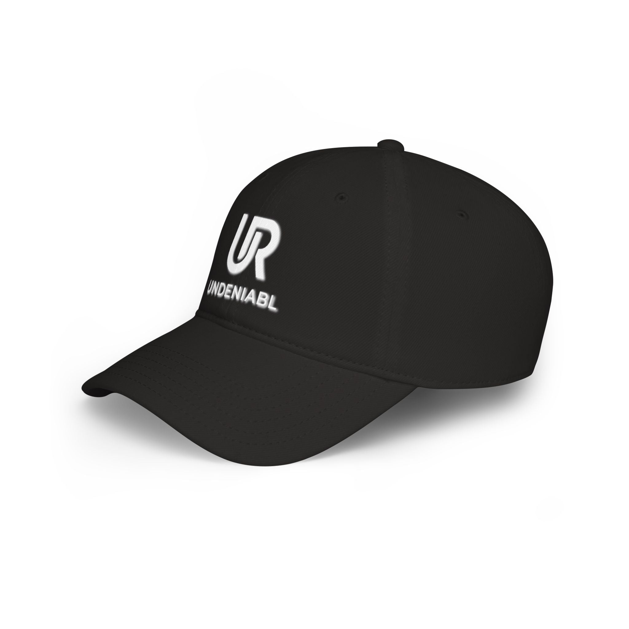 Undeniabl UR Logo Baseball Cap — Low Profile Red Embroidered Hat
