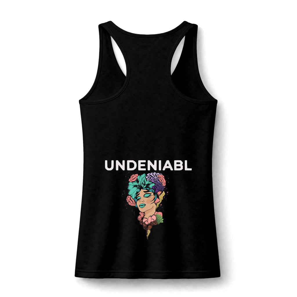 Undeniabl Floral Portrait Women's Performance Tank