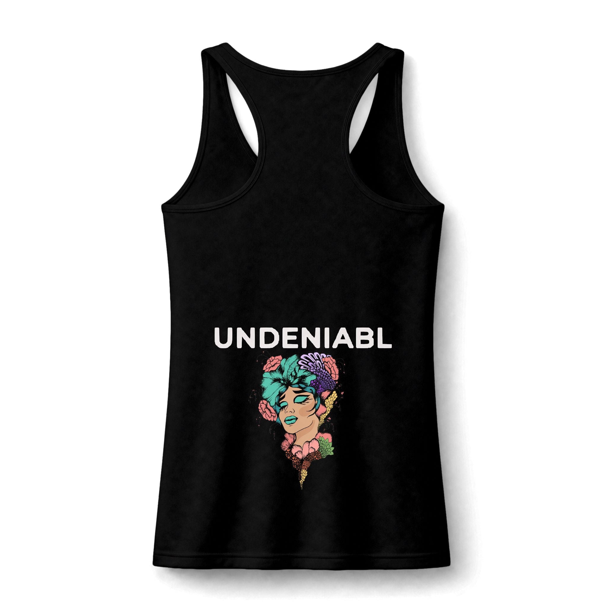 Undeniabl Floral Portrait Women's Performance Tank