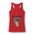 Undeniabl Women's Performance Tank Top — Bold Floral Graphic Racerback Fitness Shirt