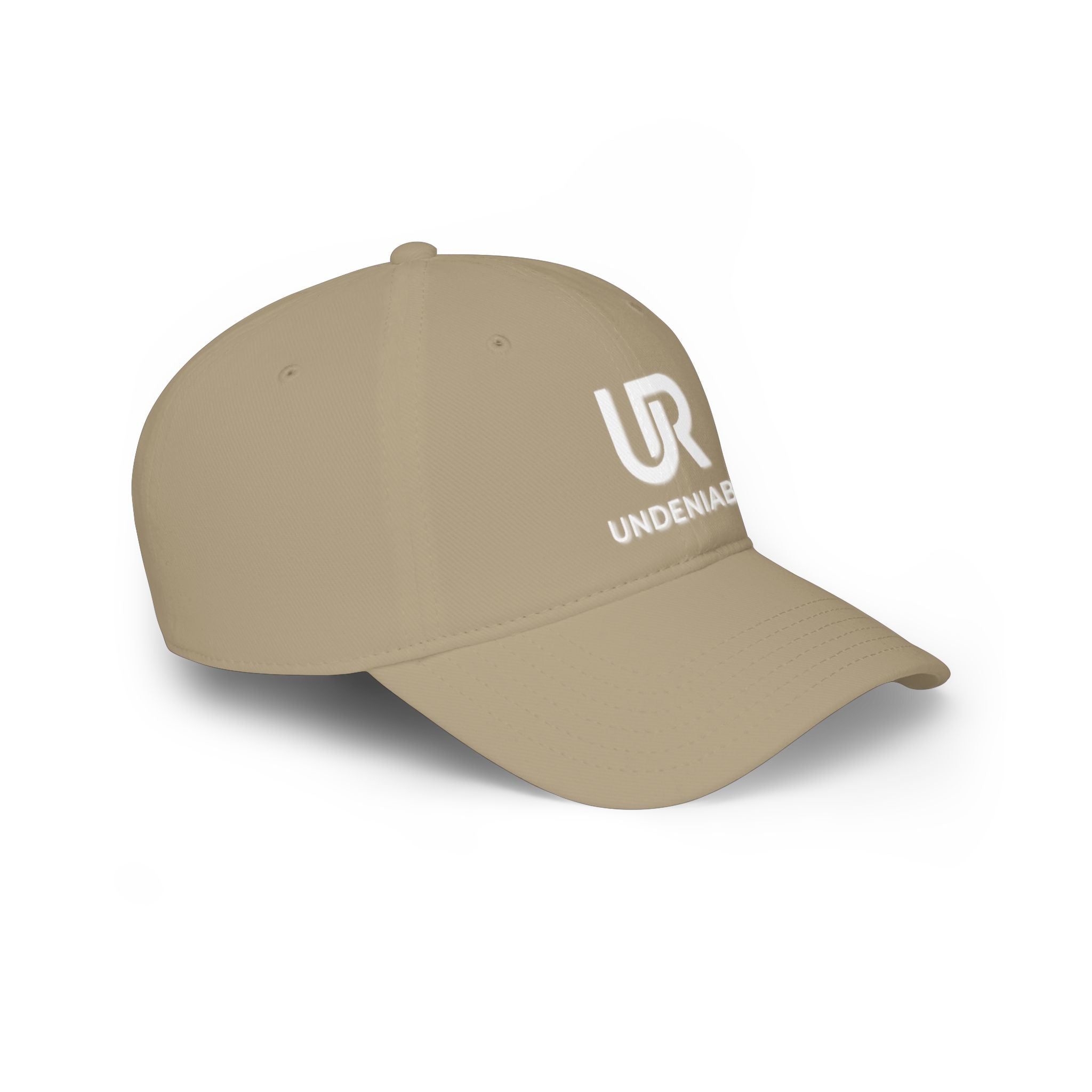 Undeniabl UR Logo Baseball Cap — Low Profile Red Embroidered Hat