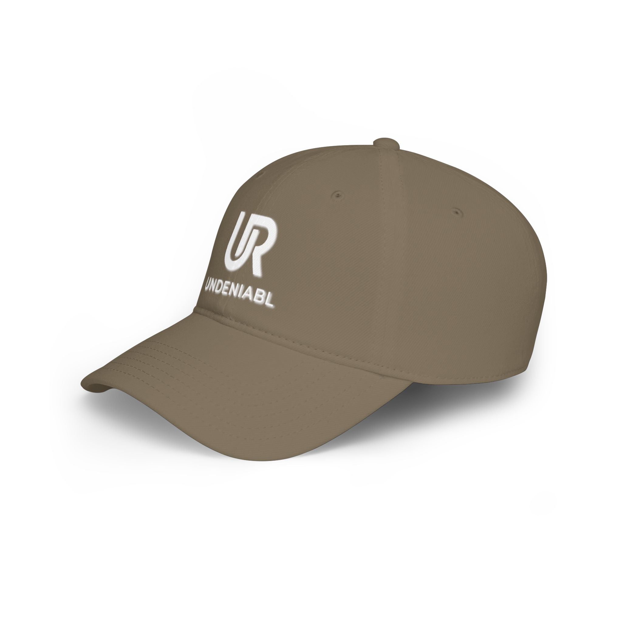 Undeniabl UR Logo Baseball Cap — Low Profile Red Embroidered Hat