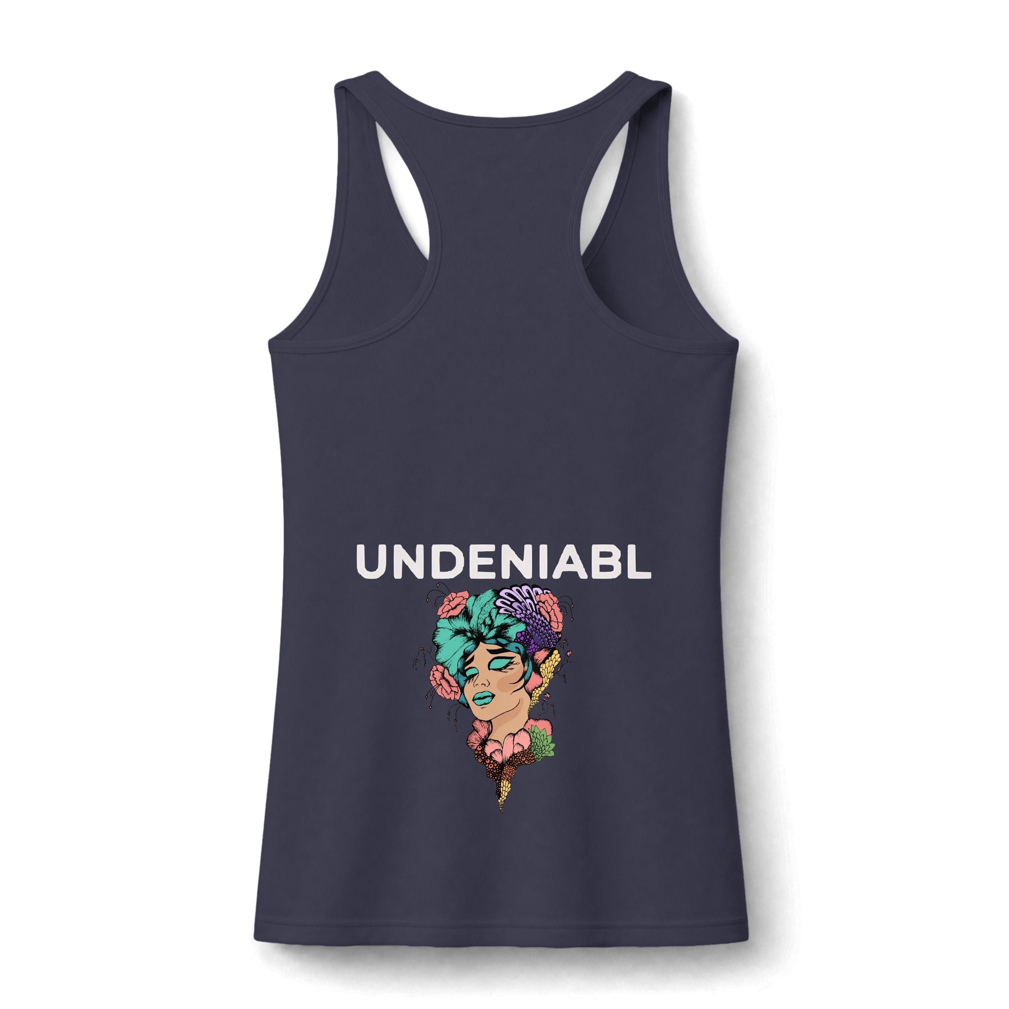 Undeniabl Floral Portrait Women's Performance Tank
