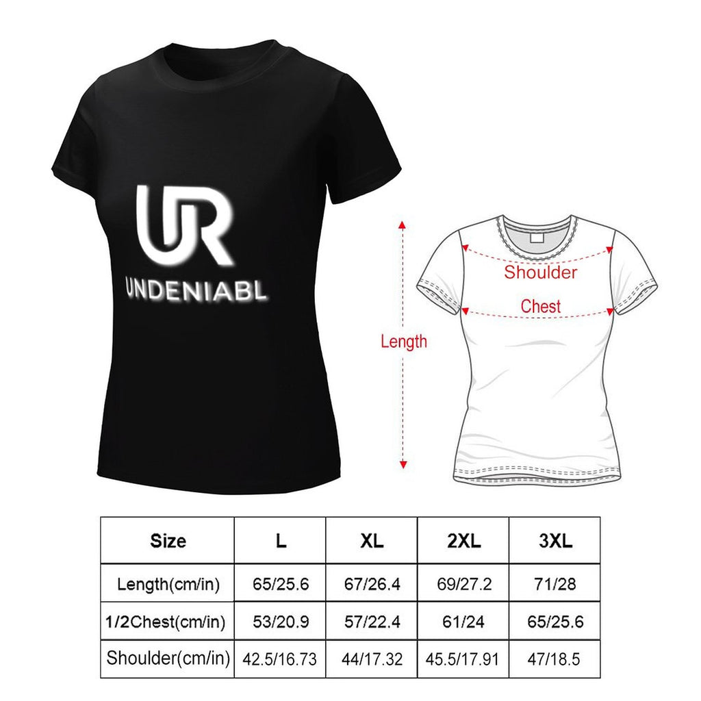 UR UNDENIABL Women Custom Tee (High Definition & Dual-sided Printing)
