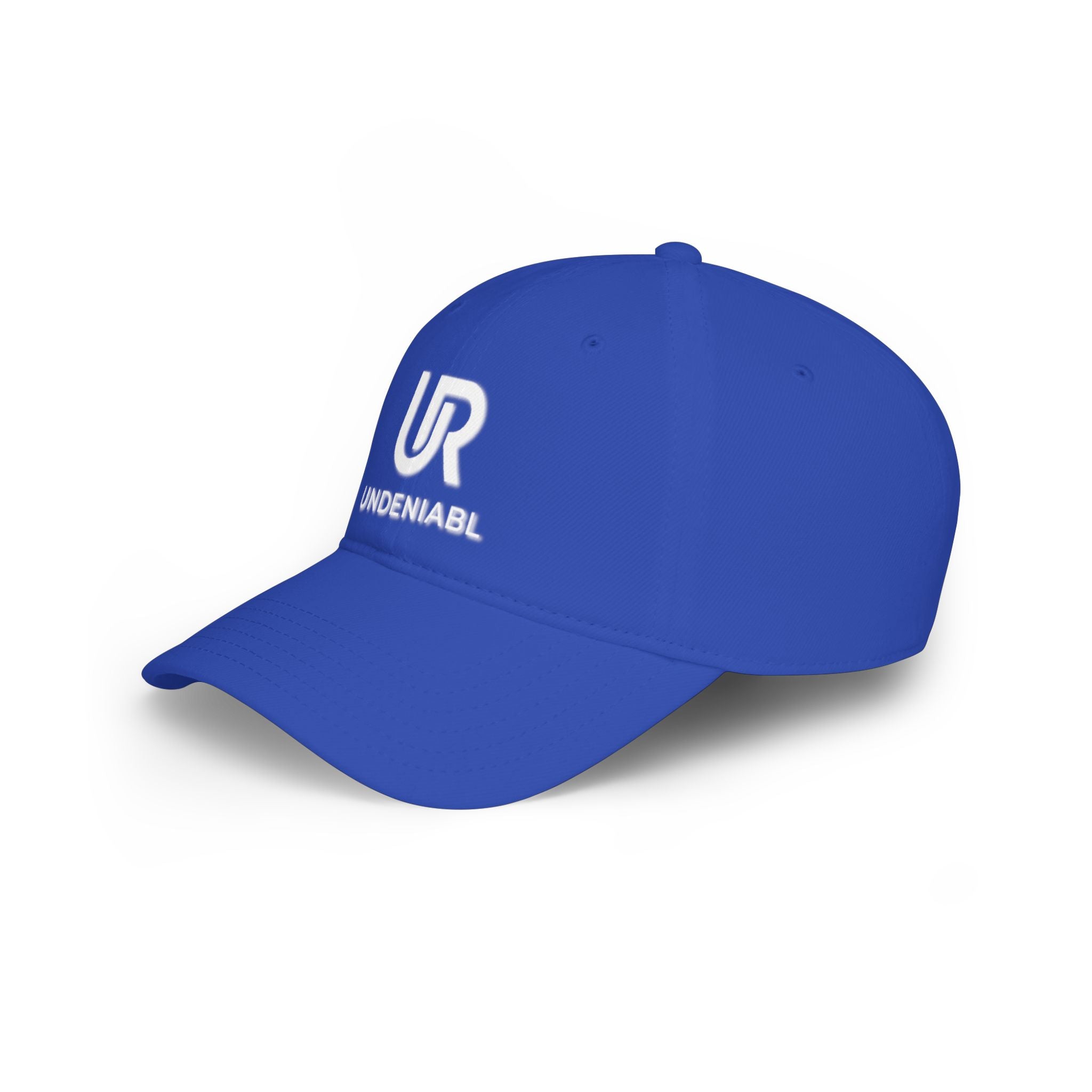 Undeniabl UR Logo Baseball Cap — Low Profile Red Embroidered Hat