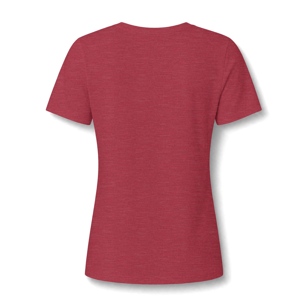 Undeniabl Logo Women's V‑Neck Tee — Minimalist Motivational Graphic Shirt