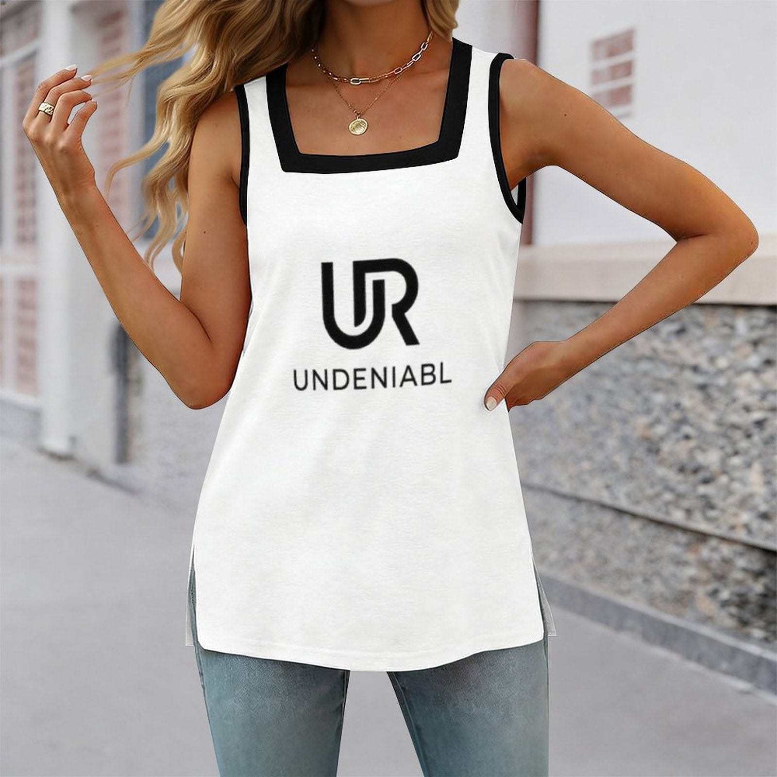 UNDENIABL Square Neck Tank Top