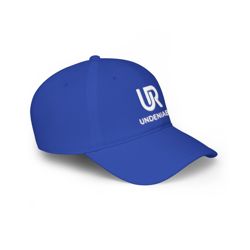 Undeniabl UR Logo Baseball Cap — Low Profile Red Embroidered Hat