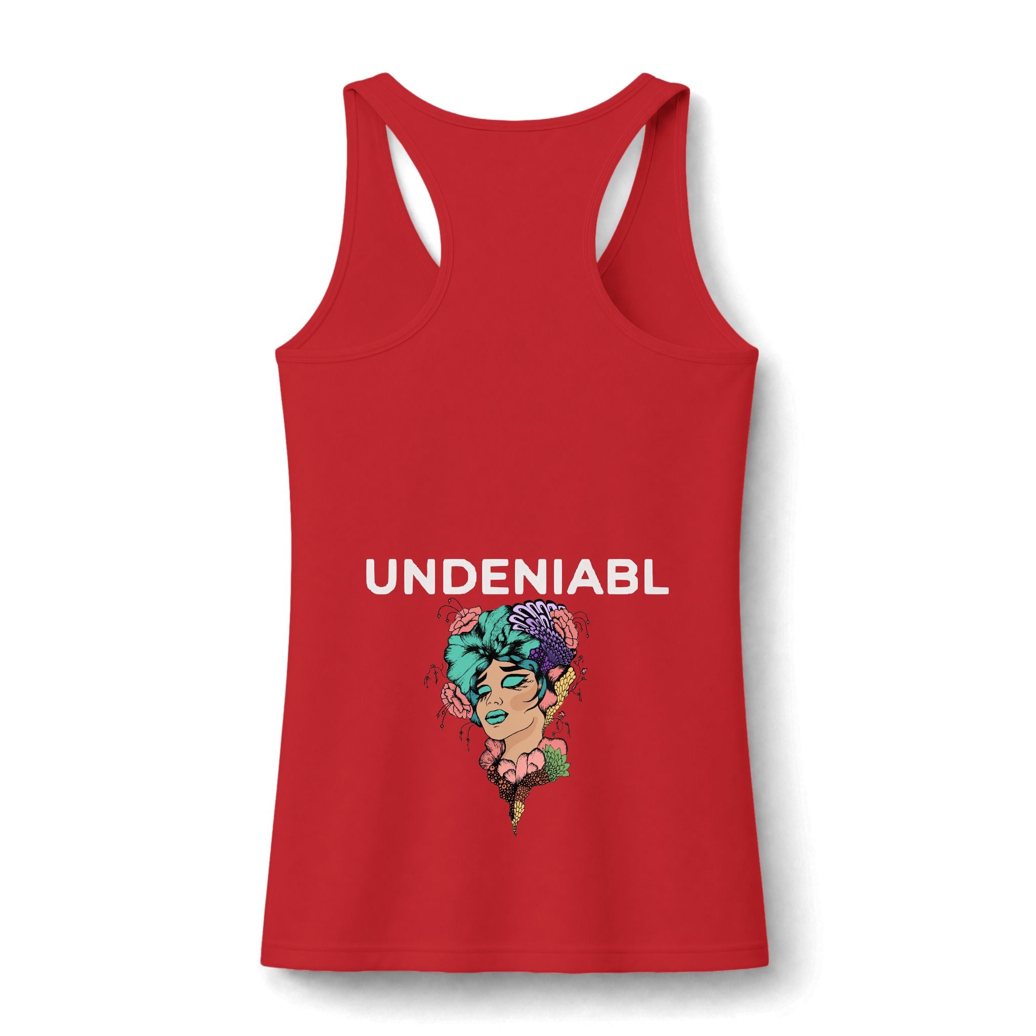 Undeniabl Floral Portrait Women's Performance Tank